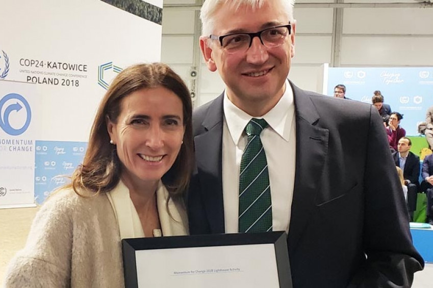 ​Aguas Andinas' biofactories in Chile wins a UN award for promoting global health